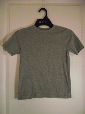 BOYS SIZE M (8) wonder nation SHORT SLEEVED GRAY HEATHER T-SHIRT